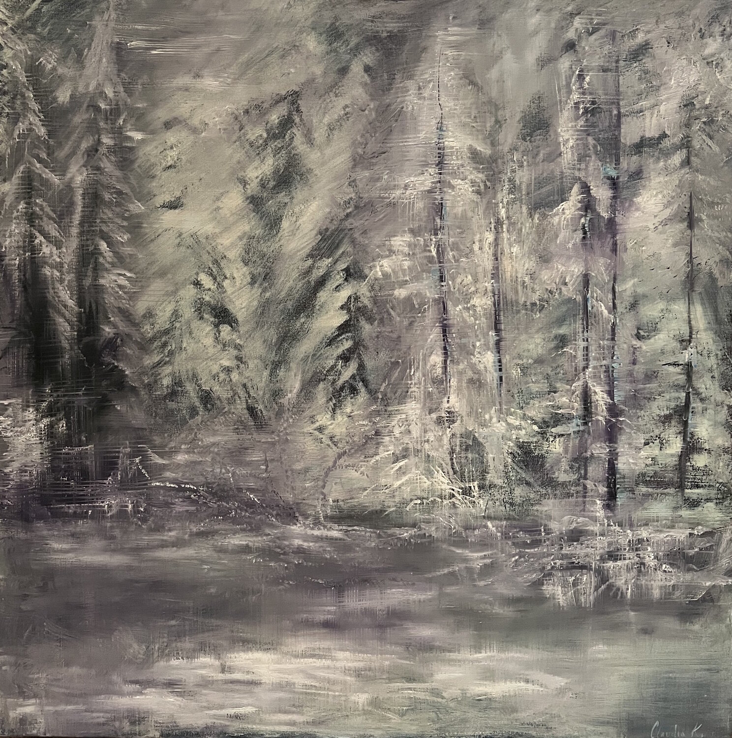 Snow Dancing in the Forest Claudia Kusznirczuk