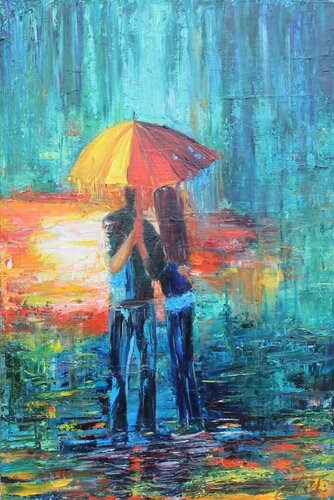 RAIN von Anna Pavlovich-Naneva, Malerei kaufen auf Singulart