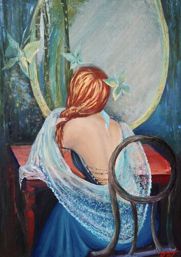 Dreamer van Anna Pavlovich-Naneva, Schilderij te koop op Singulart