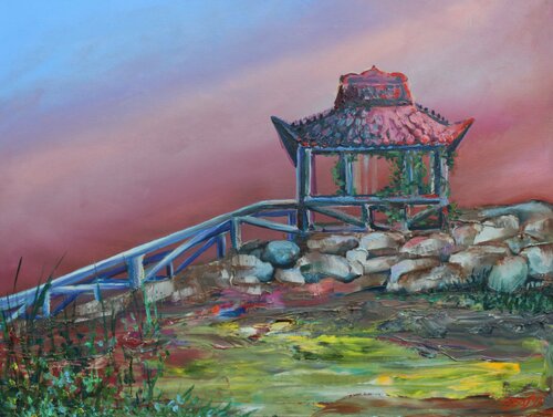 Minute of Buddhism de Anna Pavlovich-Naneva, Pintura a la venta en Singulart