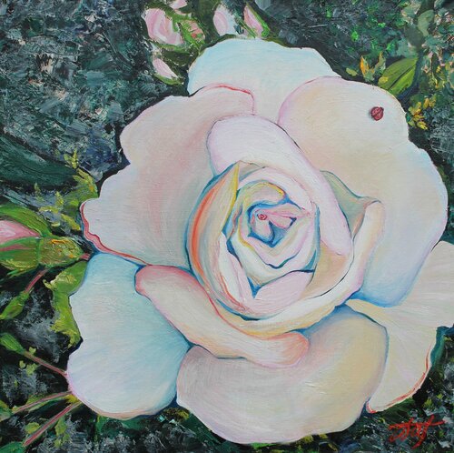 Rose tenderness von Anna Pavlovich-Naneva, Malerei kaufen auf Singulart