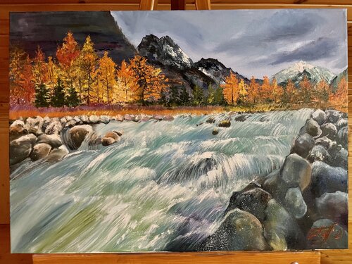 Mountain river Anna Pavlovich-Naneva