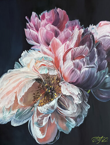 Peonies von Anna Pavlovich-Naneva, Malerei kaufen auf Singulart