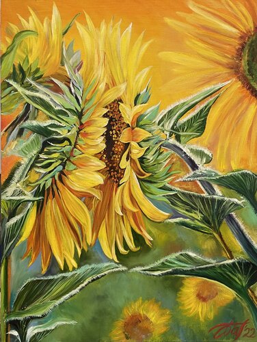 Sunny kiss by Anna Pavlovich-Naneva, 油畫 for Sale on Singulart
