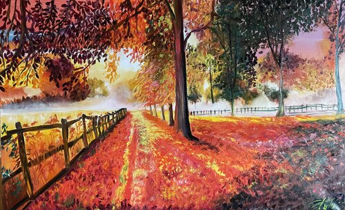 The way to the autumn von Anna Pavlovich-Naneva, Malerei kaufen auf Singulart