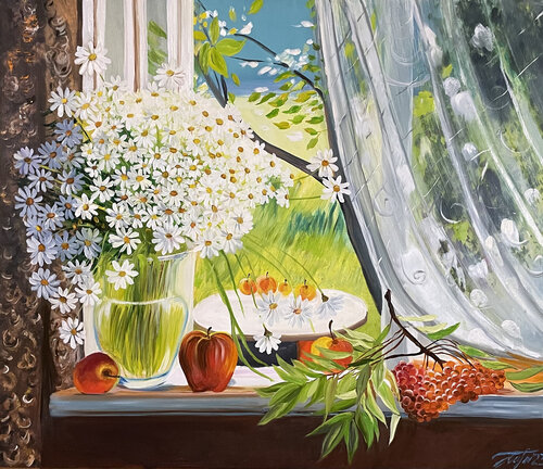 Sunny day van Anna Pavlovich-Naneva, Schilderij te koop op Singulart