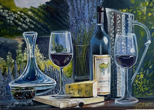 Degustation von Anna Pavlovich-Naneva, Malerei kaufen auf Singulart