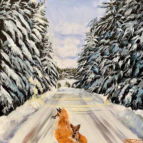 Forest citizens par Anna Pavlovich-Naneva, Peinture en vente sur Singulart