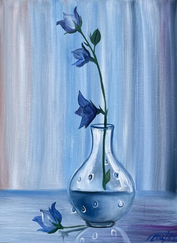 Bell flower von Anna Pavlovich-Naneva, Malerei kaufen auf Singulart