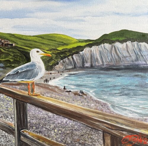 Grarus on Etretat van Anna Pavlovich-Naneva, Schilderij te koop op Singulart