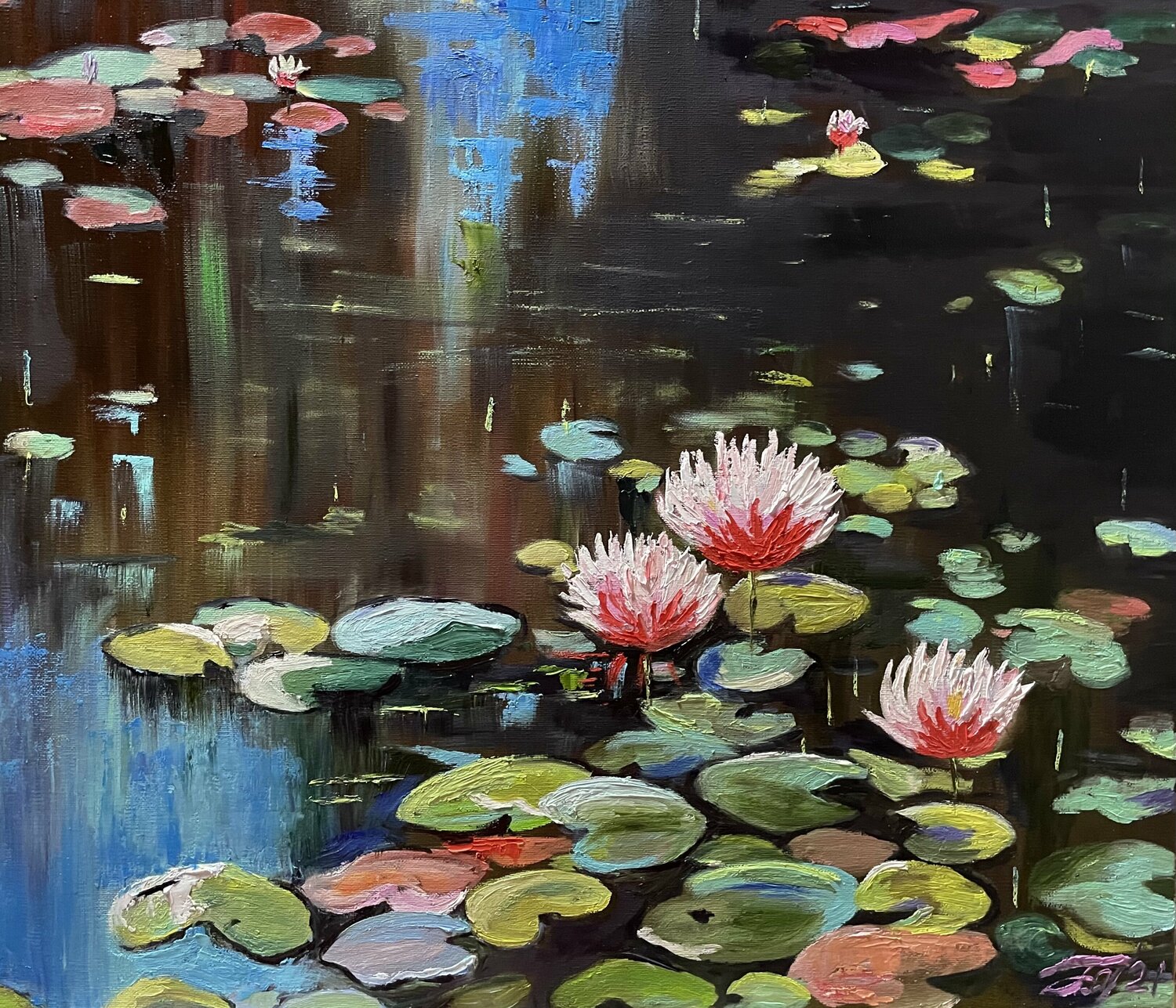 Water lilies Anna Pavlovich-Naneva