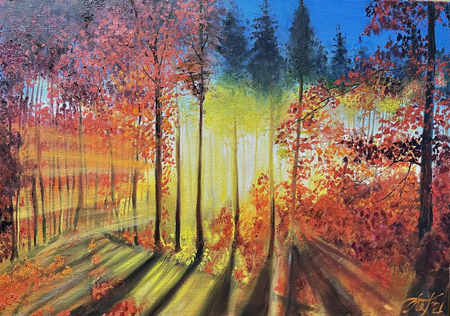 Autumn path Anna Pavlovich-Naneva