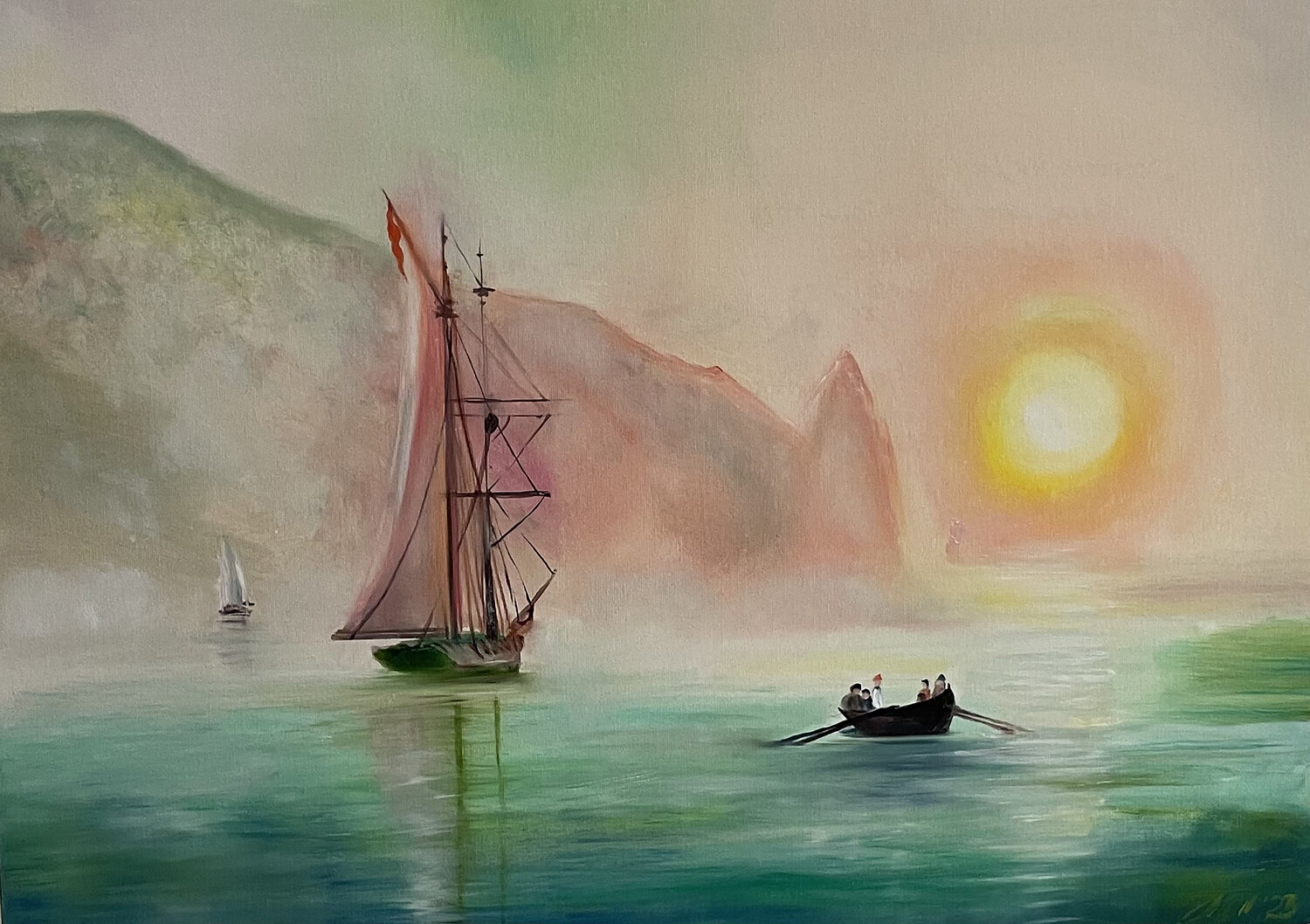 On a  sea Anna Pavlovich-Naneva