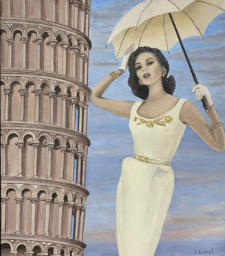 Pisa von Anna Koval, Malerei kaufen auf Singulart