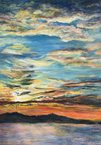 "Rising" van Marissa Zaknich, Schilderij te koop op Singulart