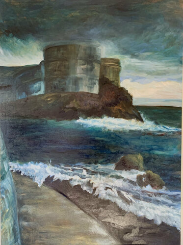 Fort Bokar par Marissa Zaknich, Peinture en vente sur Singulart
