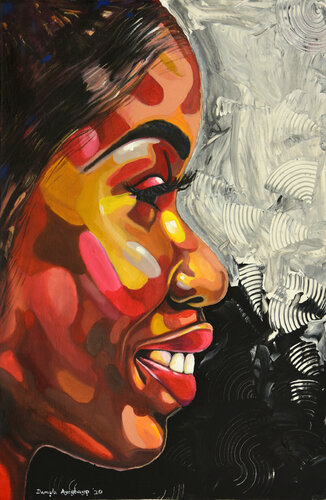 Celebrate life 1 par Damola Ayegbayo, Peinture en vente sur Singulart