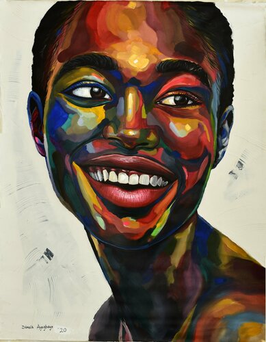 Celebrate life 3 di Damola Ayegbayo, Pittura in vendita su Singulart