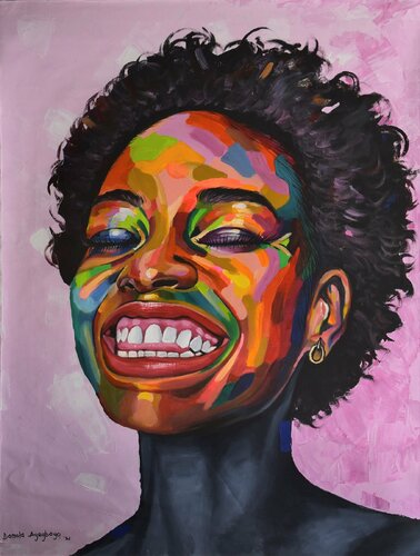Celebrate life 5 par Damola Ayegbayo, Peinture en vente sur Singulart