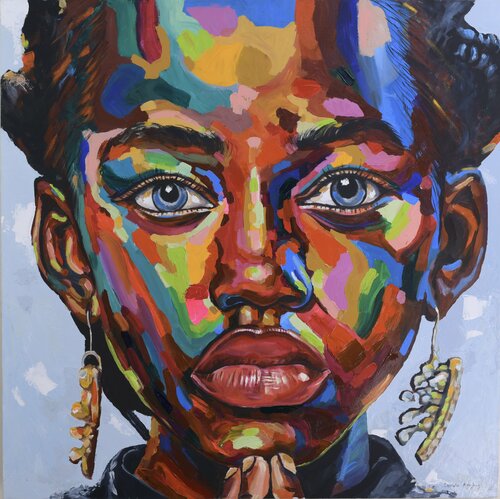 Vision of Hope 2 par Damola Ayegbayo, Peinture en vente sur Singulart