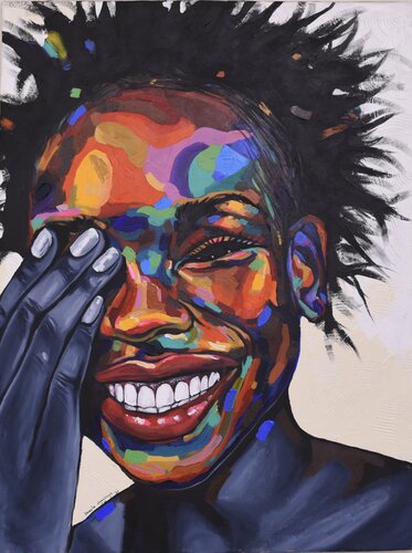 My peregrinations 2 par Damola Ayegbayo, Peinture en vente sur Singulart