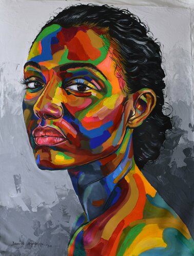 Purpose of existence 1 par Damola Ayegbayo, Peinture en vente sur Singulart