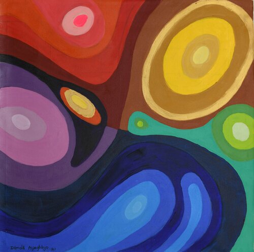 Joy of Existence von Damola Ayegbayo, Malerei kaufen auf Singulart
