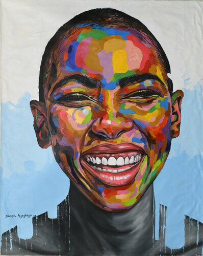 Celebrate life 8 von Damola Ayegbayo, Malerei kaufen auf Singulart