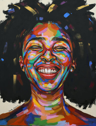Celebrate life 10 par Damola Ayegbayo, Peinture en vente sur Singulart