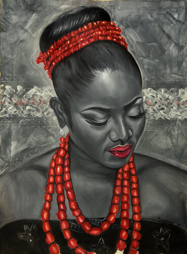 Culture 1 par Damola Ayegbayo, Peinture en vente sur Singulart