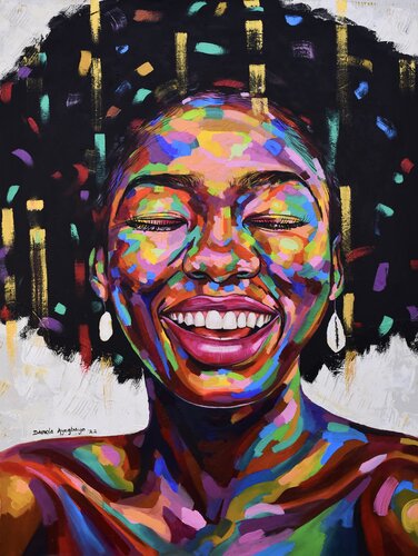 Celebrate life 11 par Damola Ayegbayo, Peinture en vente sur Singulart