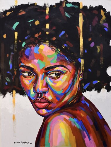 Purpose of existence 8 by Damola Ayegbayo, Painting for Sale on Singulart