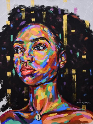 Vision of Hope 3 par Damola Ayegbayo, Peinture en vente sur Singulart
