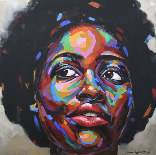 Looking beyond 4 von Damola Ayegbayo, Malerei kaufen auf Singulart