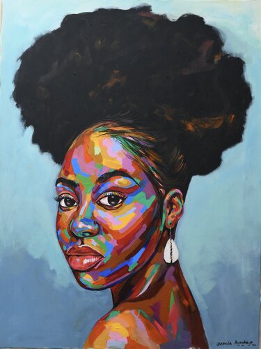Purpose of existence 10 di Damola Ayegbayo, Pittura in vendita su Singulart