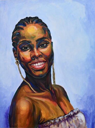 Purpose of existence 3 di Damola Ayegbayo, Pittura in vendita su Singulart