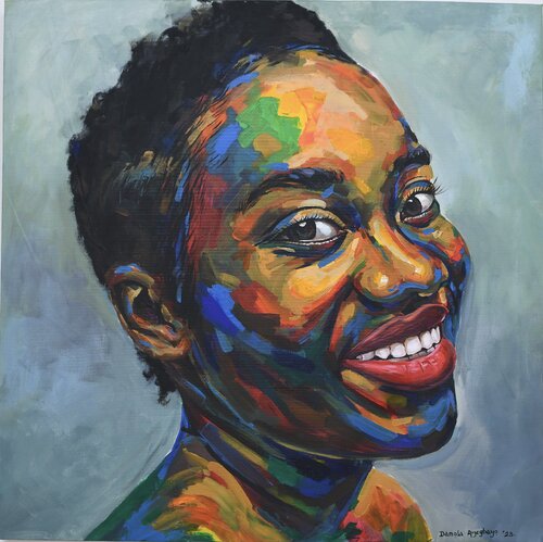 Against all odds 7 di Damola Ayegbayo, Pittura in vendita su Singulart