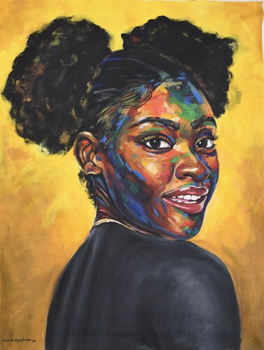 Enìyàn (Human) 9 par Damola Ayegbayo, Peinture en vente sur Singulart