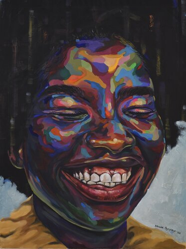 Celebrate life 12 von Damola Ayegbayo, Malerei kaufen auf Singulart