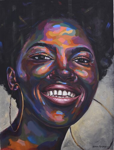 Against all odds 9 di Damola Ayegbayo, Pittura in vendita su Singulart