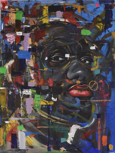 Whispers of the soul 3 de Damola Ayegbayo, Pintura a la venta en Singulart