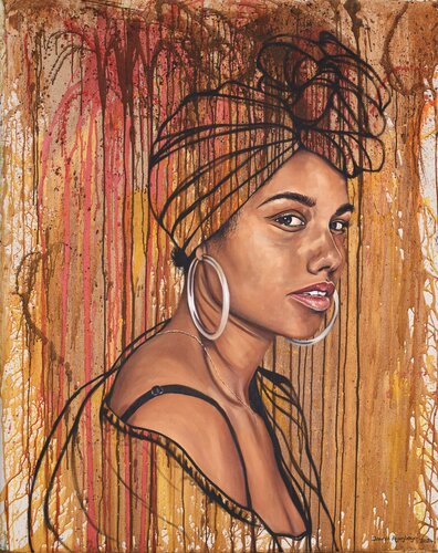 Purpose of existence 14 par Damola Ayegbayo, Peinture en vente sur Singulart