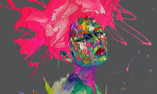 Pink Electric by AGUSIL, Painting for Sale on Singulart