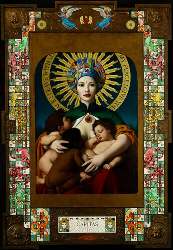 'Caritas' by John Afflick, 油畫 for Sale on Singulart