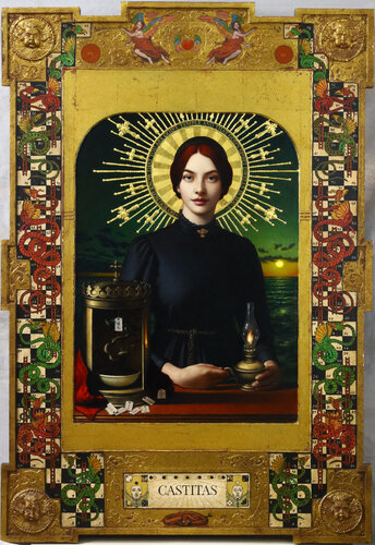 'Castitas' by John Afflick, 油畫 for Sale on Singulart