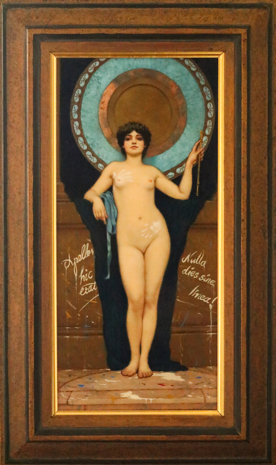 'Apelles Was Here!' John Afflick Origineel schilderij te koop