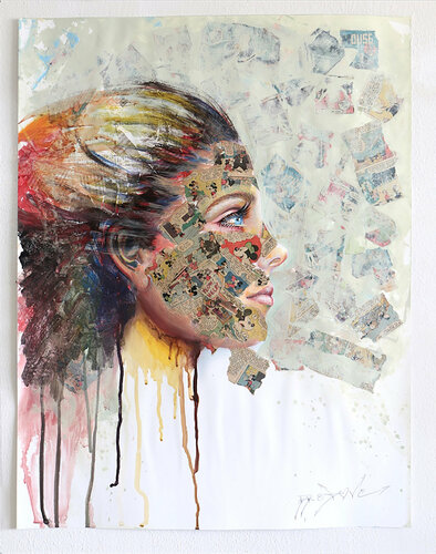 Good Time! - Original Painting on Paper di Dr8 Love, Pittura in vendita su Singulart