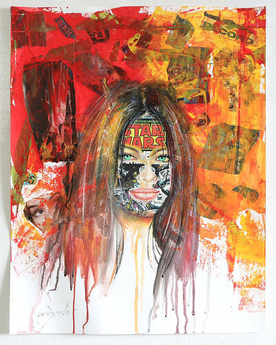 Star Wars - Original Painting on Paper von Dr8 Love, Malerei kaufen auf Singulart