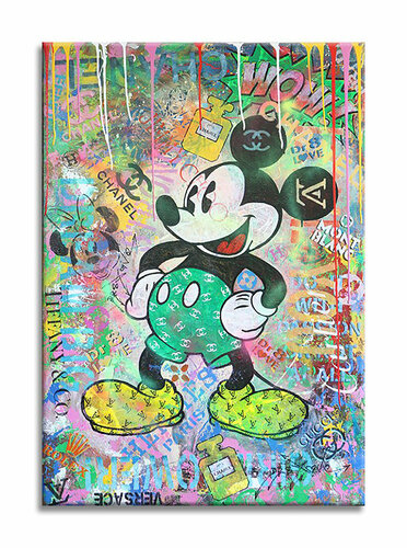 Mickey Tiffany - Original Painting on Canvas von Dr8 Love, Malerei kaufen auf Singulart