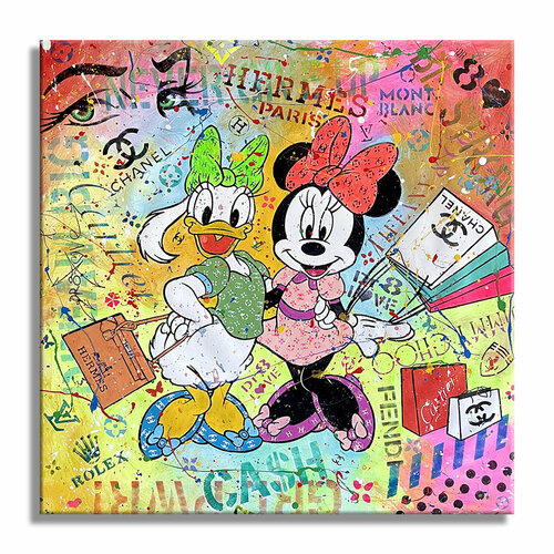 Shopping Therapy - Original Painting on Canvas Dr8 Love